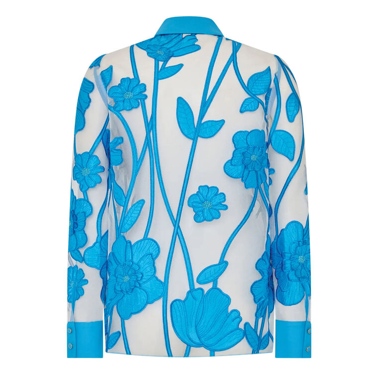 Ashton Grand Fleur Embroidered Long Sleeve Top image number null