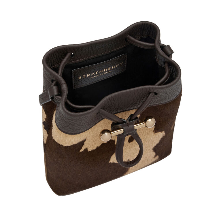 Osette Pony Hair Midi Crossbody Pouch image number null
