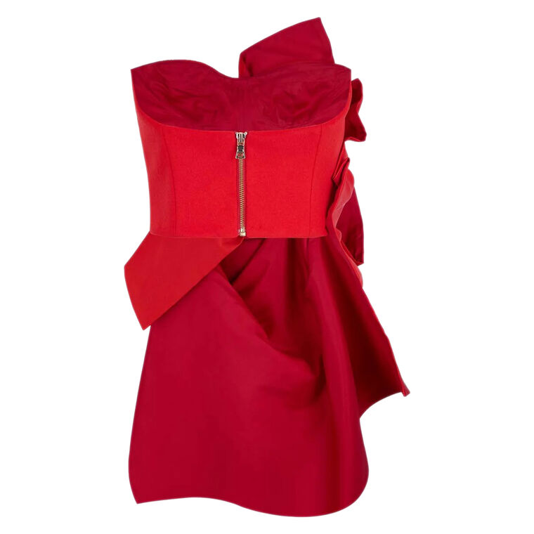 Fire Strapless Bustier Top image number null