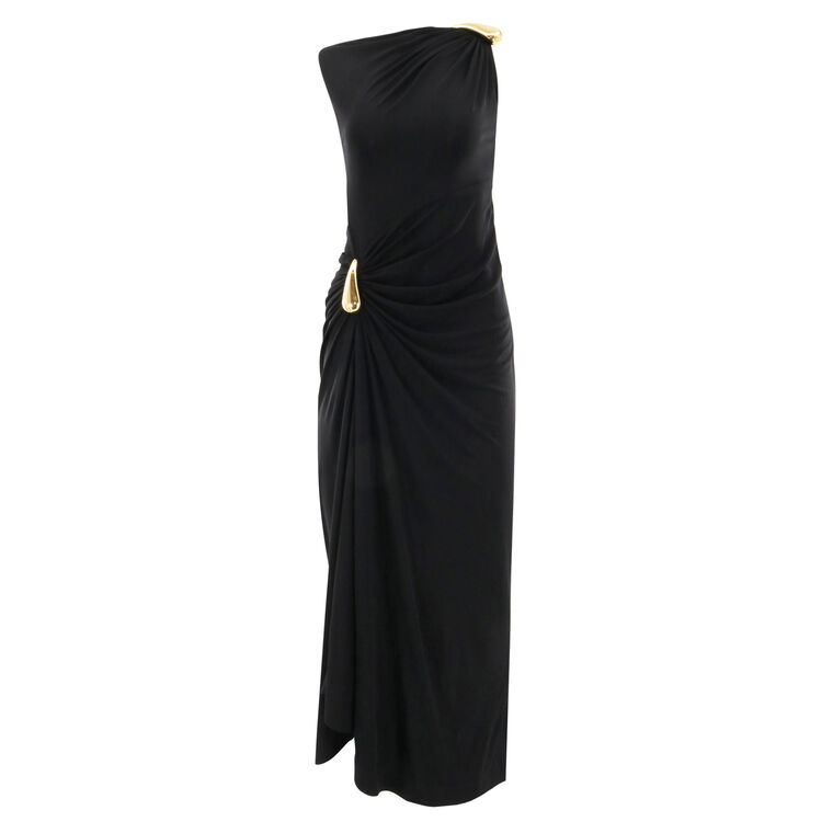 Matte Crepe Viscose Jersey Dress image number null