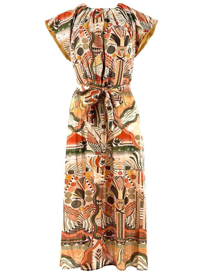 Nubia Printed Maxi Dress image number null