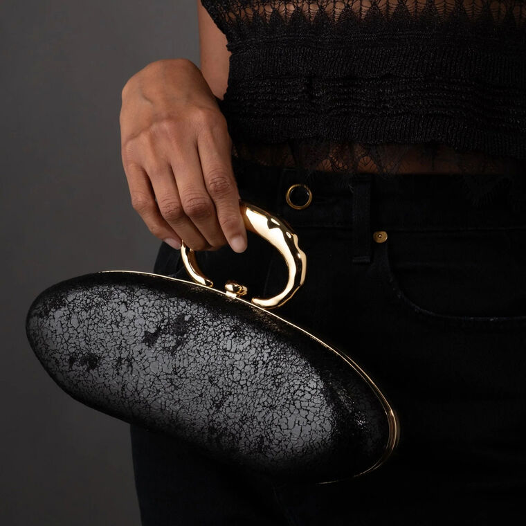Molten Gold Bullet Minaudiere image number null