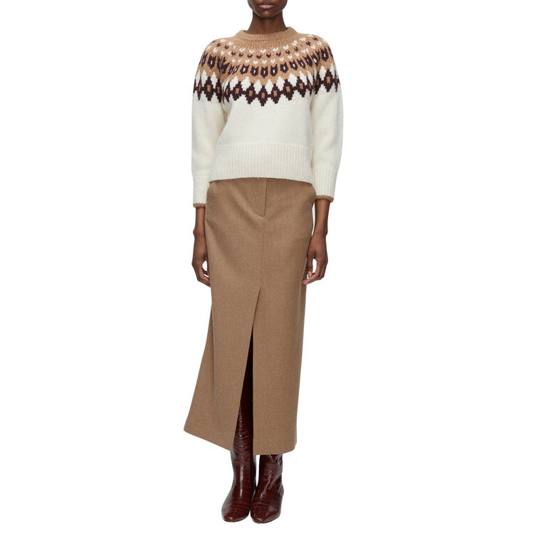Anne Fair Isle Pullover Sweater image number null