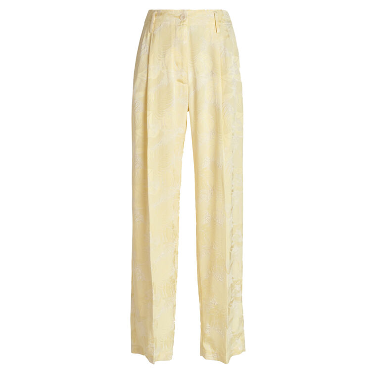 Belhurst Jacquard High-Rise Straight-Leg Pant image number null