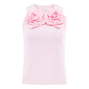 Camille 3D Flower Tank