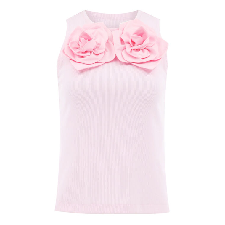 Camille 3D Flower Tank image number null