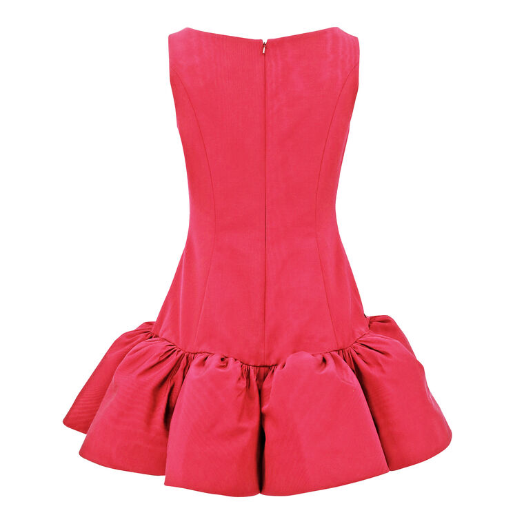 Scoop Neck Mini Volant Dress image number null