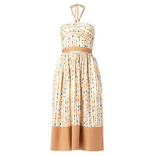 Serene Halterneck A-Line Midi Dress