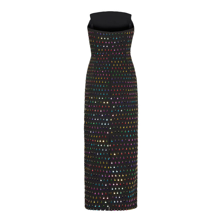 Izabela Beaded Sequin Column Dress image number null