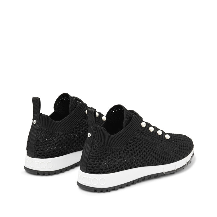 Veles Crochet Knit Sneakers With Pearls image number null