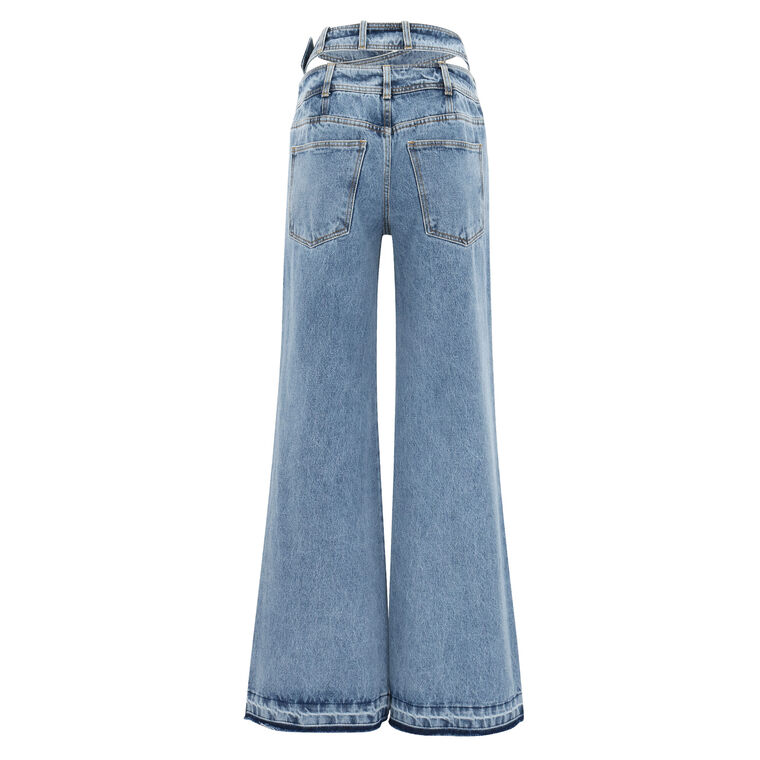 Criss Cross Waist Jean image number null