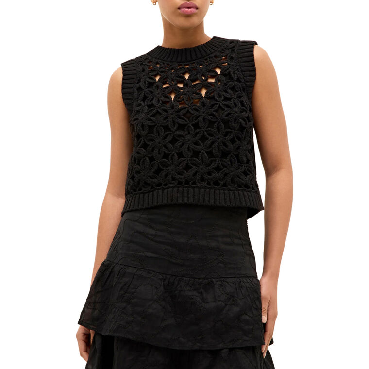 Thea Cropped Shell Top image number null