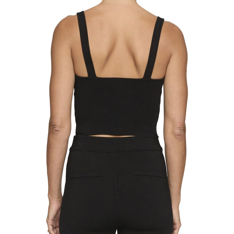 Ani Sleeveless V-Neck Compact Knit Top image number null