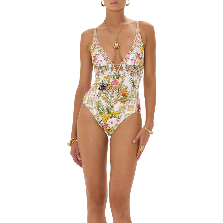 High Tri One Piece With Front Trim image number null