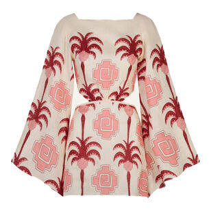 Wave After Wave Long Sleeve Mini Dress