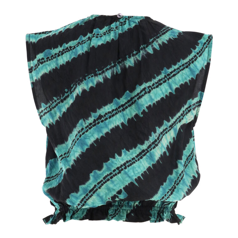 Kaia Sleeveless Shibori Tie-Dyed Top image number null