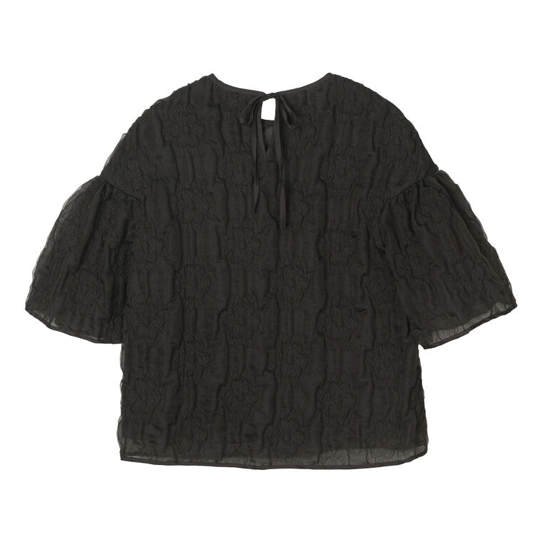 Bryndis 3/4 Sleeve Avens Matelasse Top image number null