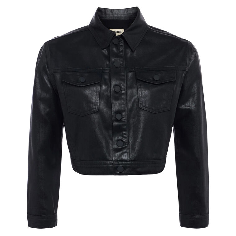 Koda Crop Coated Jacket image number null