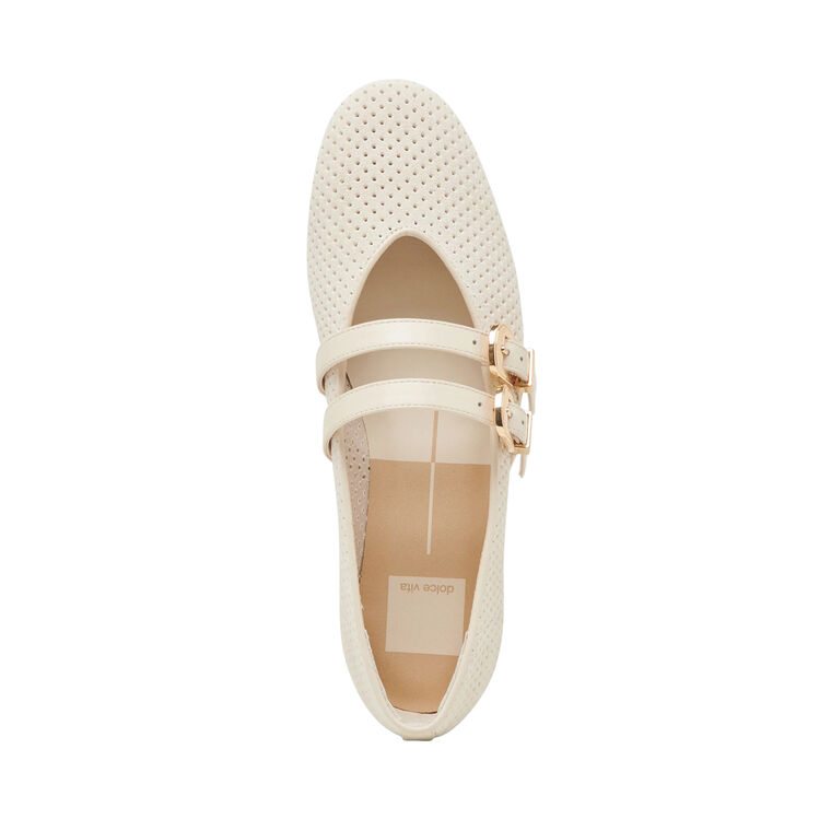Baylee Perforated Suede Ballet Flat image number null