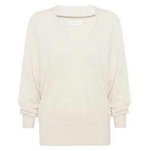 The Estelle Vee Long Sleeve Pullover Sweater