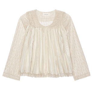 The Keepsake Lace Collared Long Sleeve Top