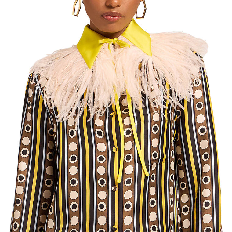 La Scala Collar With Feathers image number null