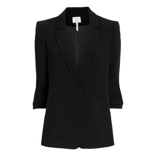Crepe Khloe 3/4 Sleeve Blazer