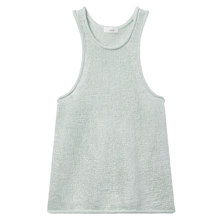 Nelly Open Knit Tank Top image number null