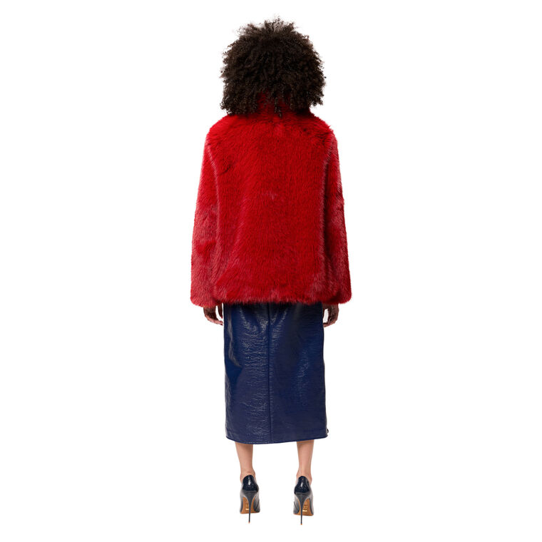 The Reid Oversized Faux Fur Jacket image number null