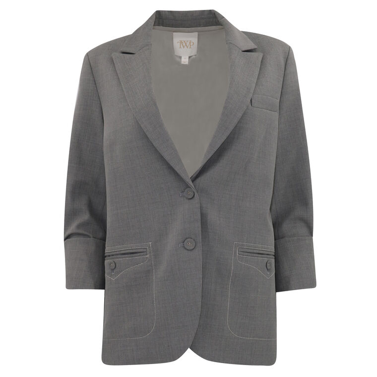 Western Boyfriend Blazer image number null