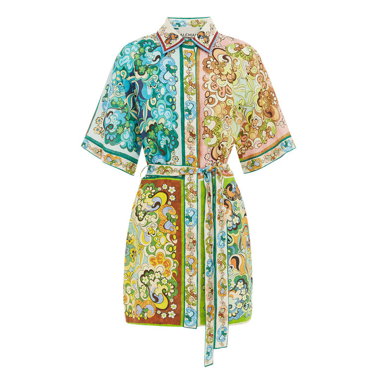 Dreamer Printed Mini Dress image number null