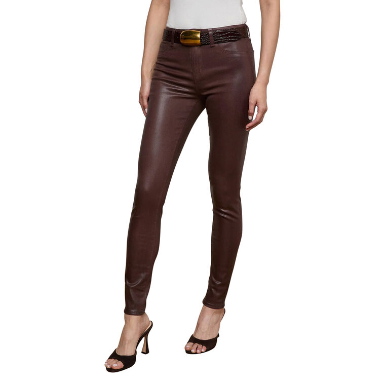 Marguerite High Rise Coated Skinny Jean image number null