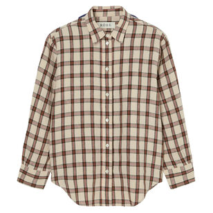 Long Sleeve Oversized Check Shirt
