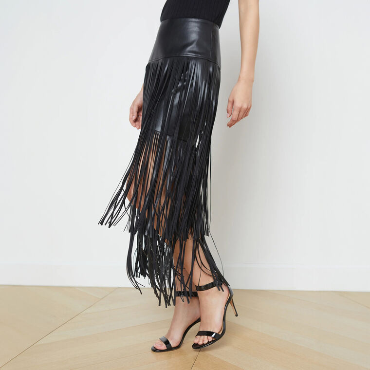 Karolina Fringe Skirt image number null