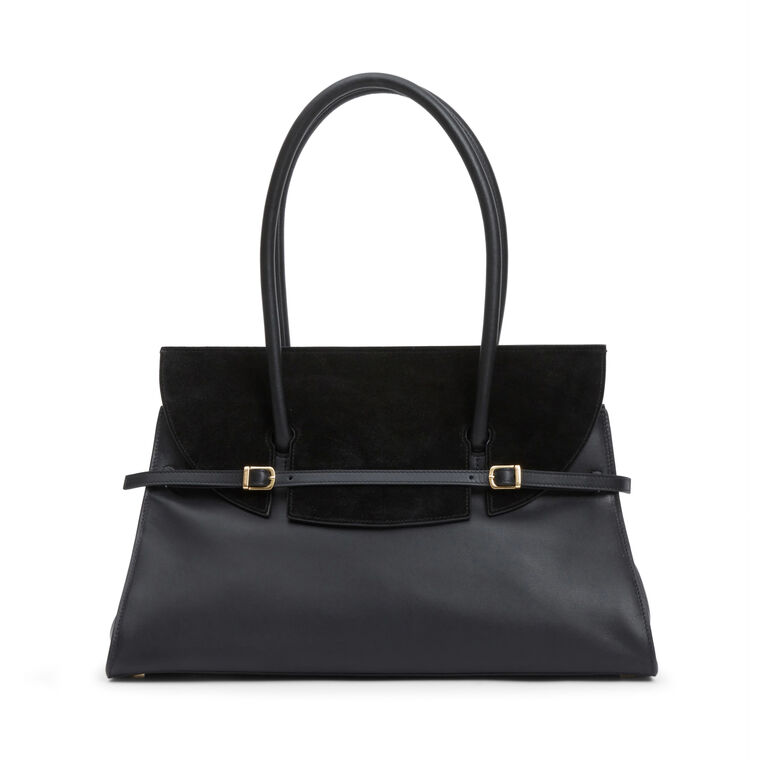 River Suede Shoulder Bag image number null