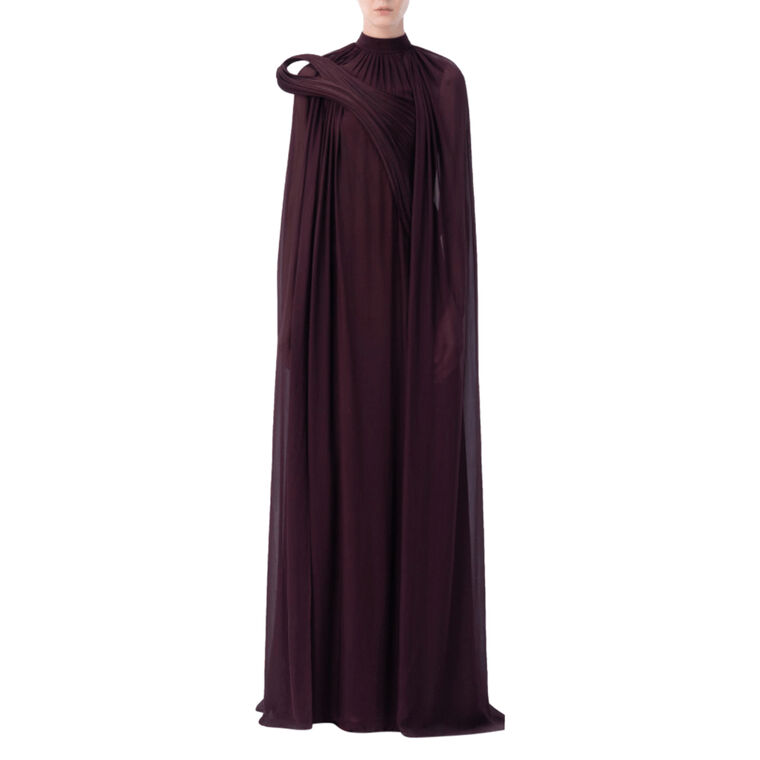 Veil High Neck Kaftan Gown image number null