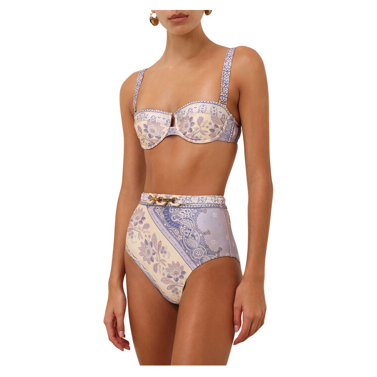 Lucky High Waist Bikini Bottom image number null