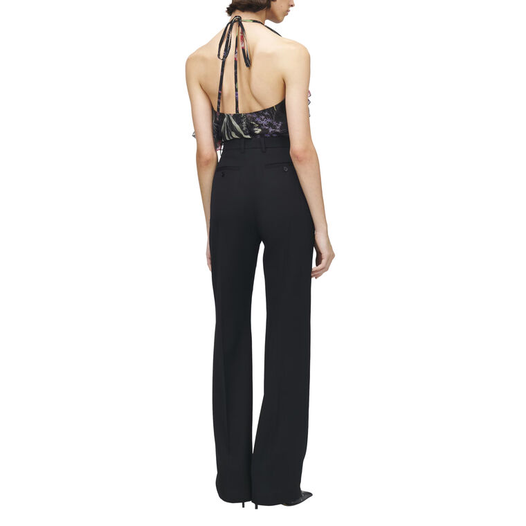 High-Waisted Tailored Trousers image number null