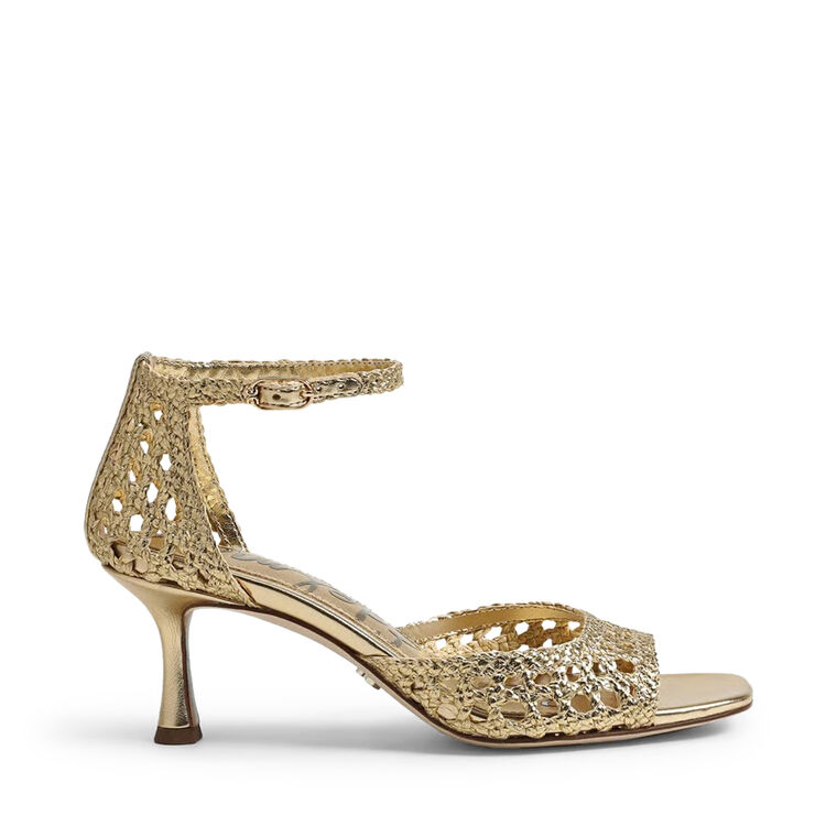 Peyton Woven Kitten Heel Sandal image number null