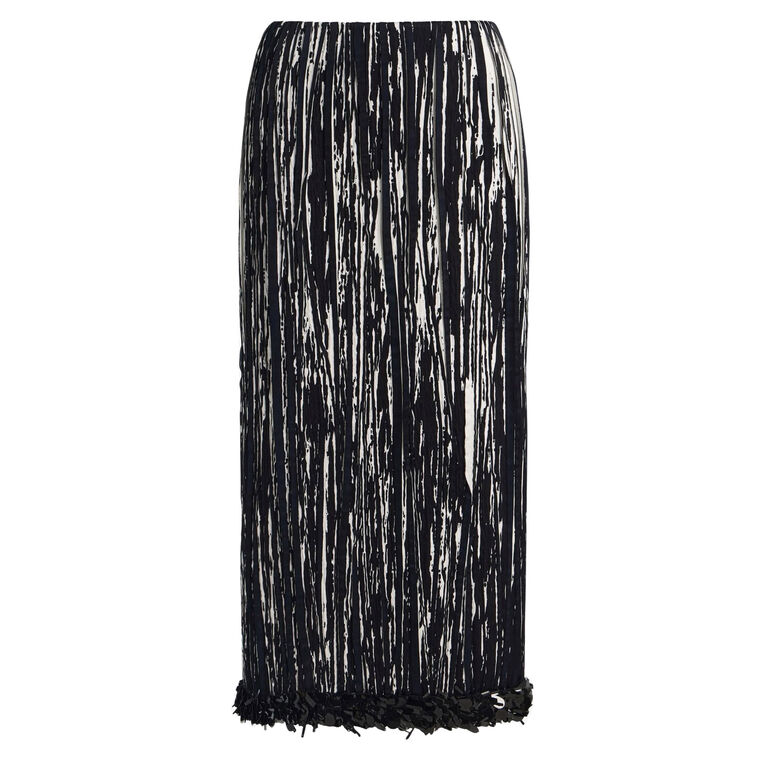 Pleated Pencil Skirt image number null