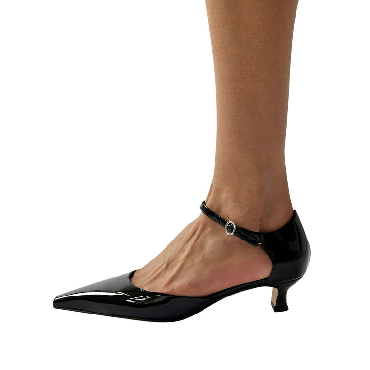 Tillie Patent Calf Leather Ankle-Strap Pump image number null
