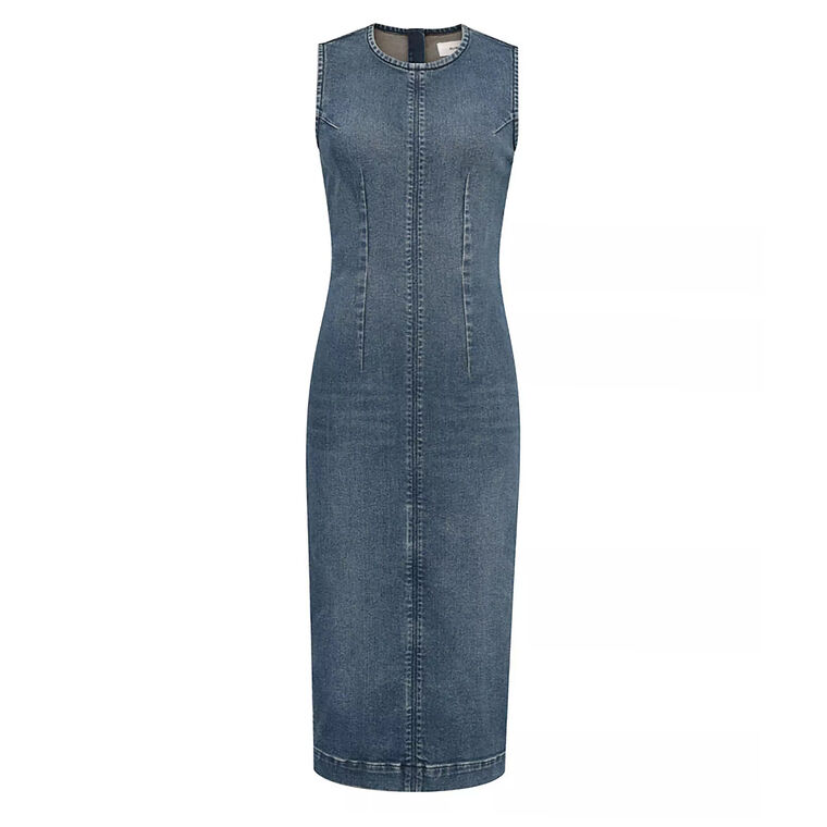Esme Structured Denim Dress image number null