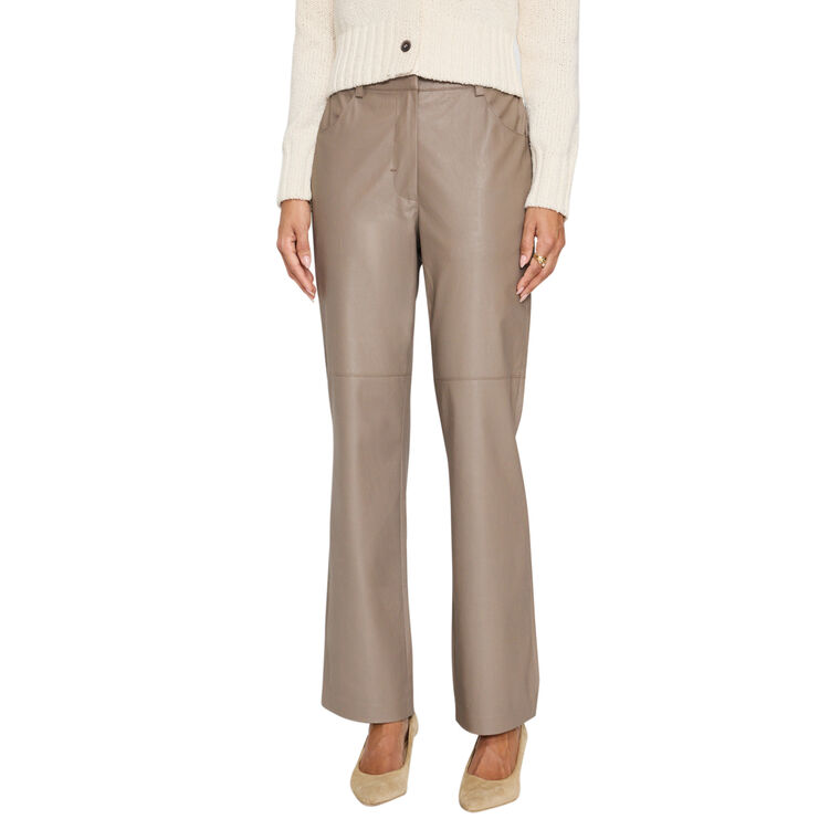 The Lara Vegan Leather Pant image number null