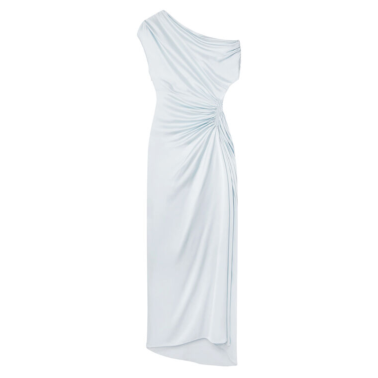 Penny Satin Maxi Dress image number null