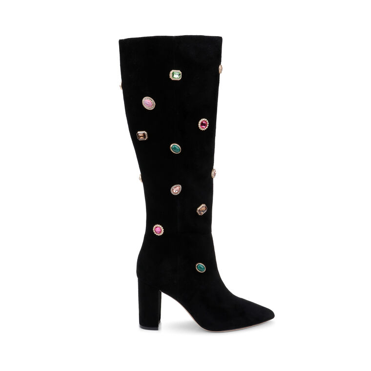 Concourse Embellished Kid Suede Boot image number null