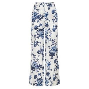 Pilar Silk Wide Leg Pant