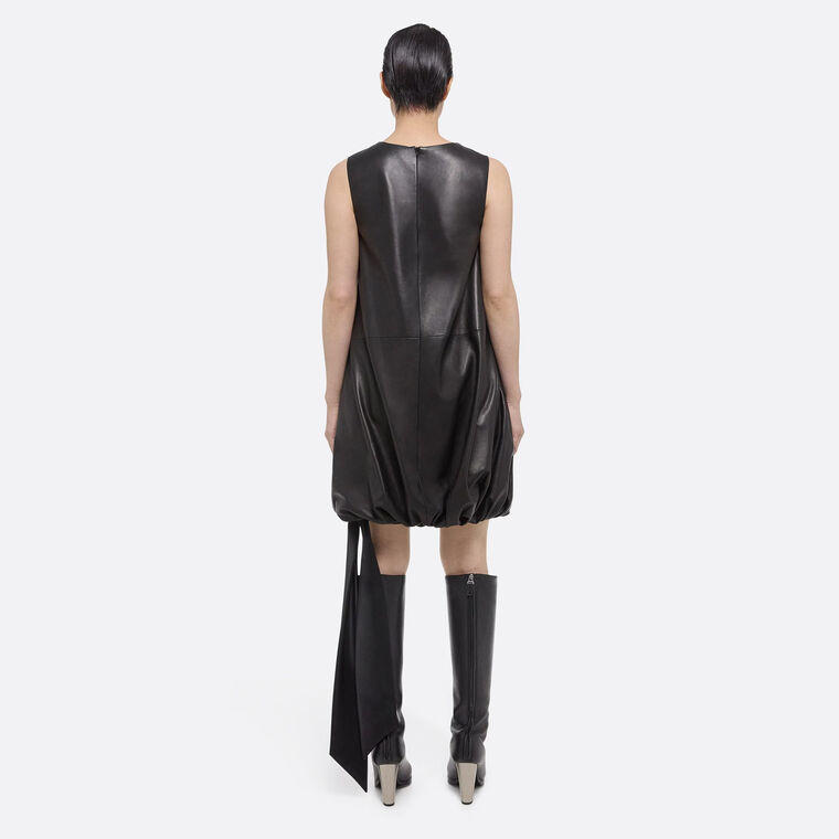 Leather Bubble Dress image number null