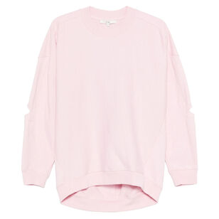 Boiled Wool Crewneck Easy Long Sleeve Pullover