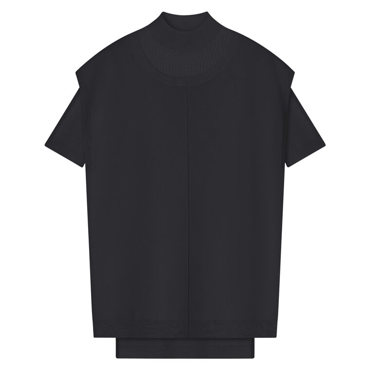 Double-Layer Knit Flame Shirt image number null