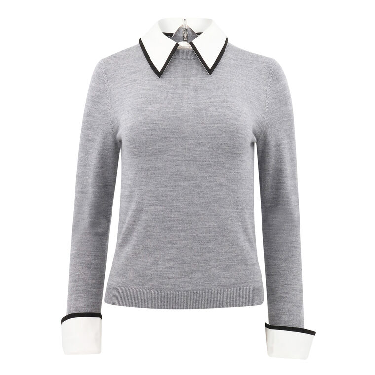 Porla Collared Sweater image number null